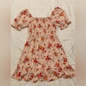 Light Pink Floral Dress
